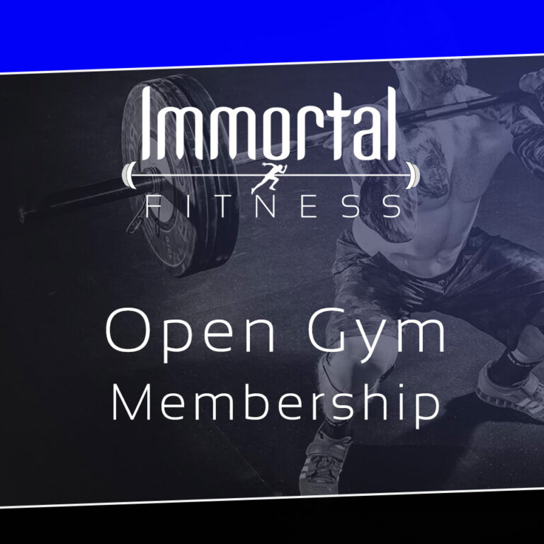 Open Gym Membership Immortal Fitness